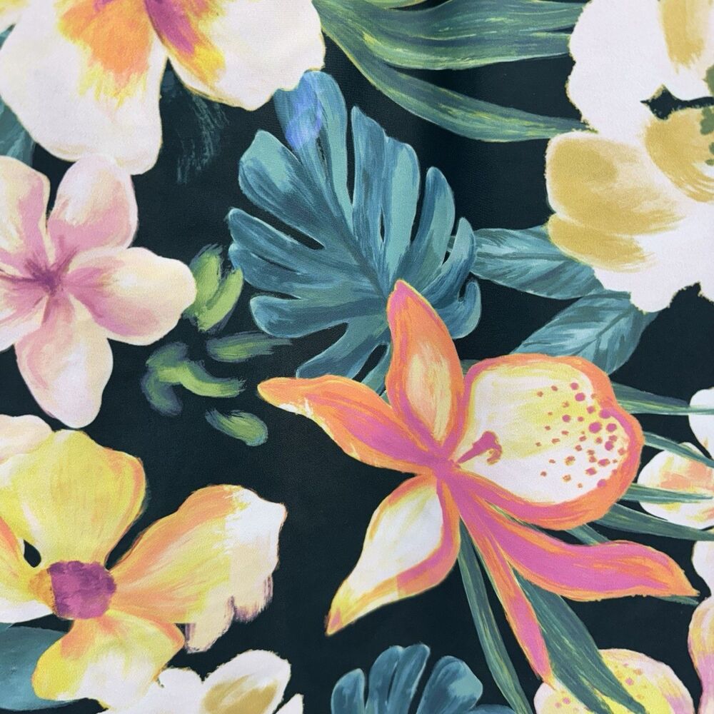Caribbean‎ Joe Co. Floral Tropical Hawaiian One-Piece Swimsuit Swim-dress NWT - Picture 5 of 11
